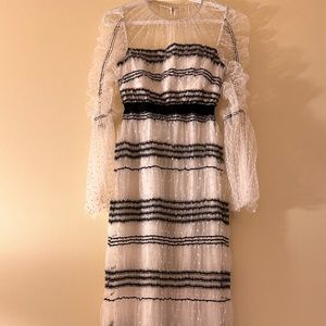 Self Portrait  Midi Dress